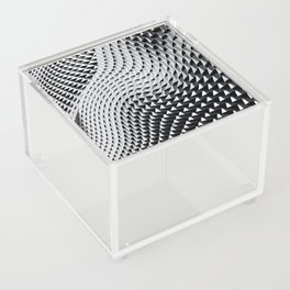 3D black & white Acrylic Box