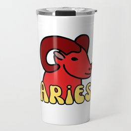 Zodiac Sign Aries Ram Travel Mug