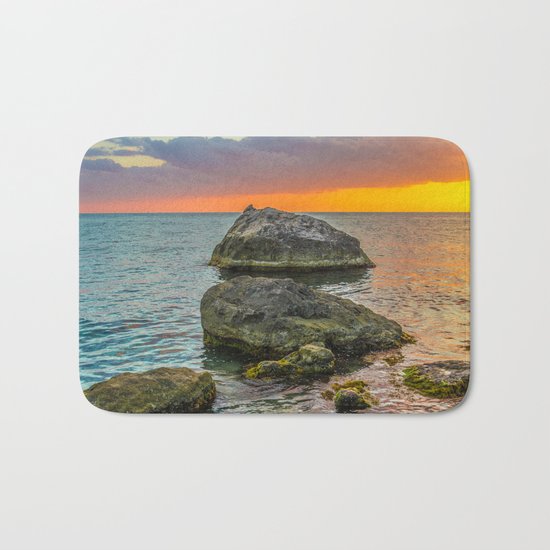 Sea stones Bath Mat