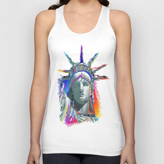 colorful liberty Unisex Tank Top