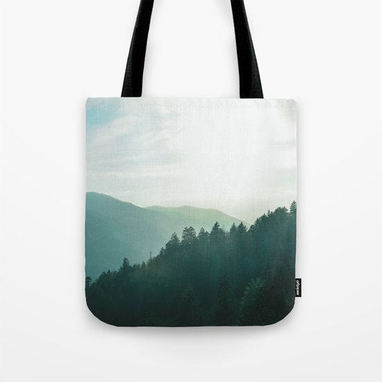 Green Forest, Slow down! Tote Bag