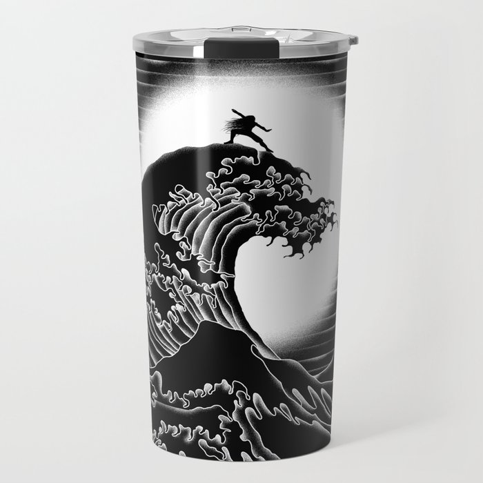 Waterbending (Black) Travel Mug
