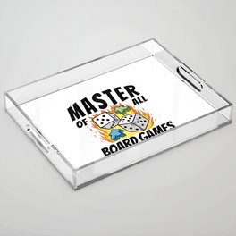 Master of all Board Games Acrylic Tray