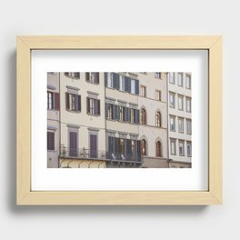 Florence Architecture  |  Travel Photography Recessed Framed Print