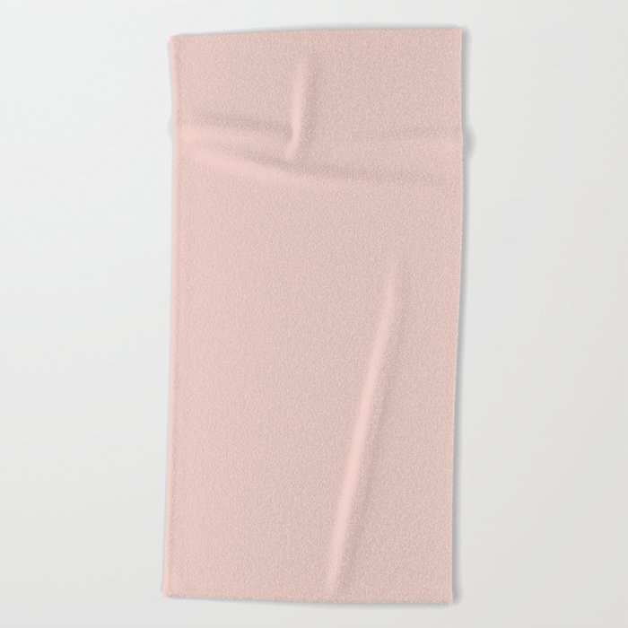 Monocolor Pastel Pink Beach Towel By Minimal By Tafida Society6
