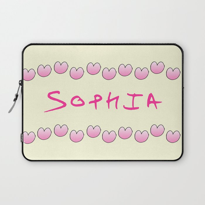first Name  4 Sophia Laptop Sleeve