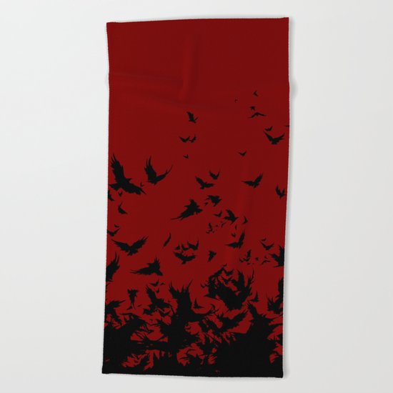 An Unkindness of Ravens Beach Towel