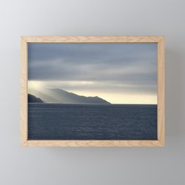 panorama-Catalina-sunset Framed Mini Art Print