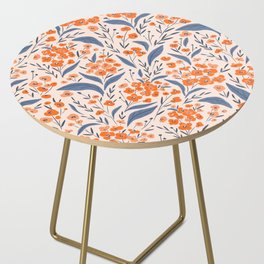 Red ditsy pattern Side Table