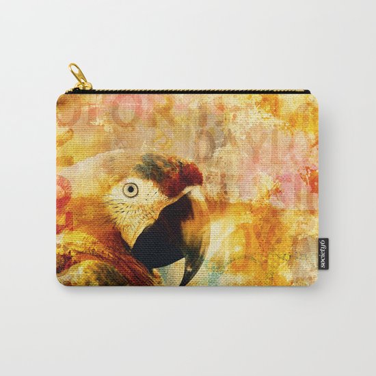 Crazy Parrot Carry-All Pouch