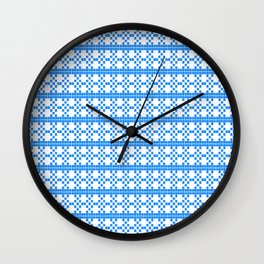 New Optical Pattern 119  pixel art Wall Clock