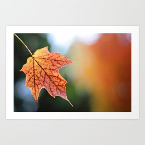 Autumn, the year's last, loveliest smile. Art Print