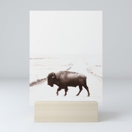 Bison 3 Mini Art Print