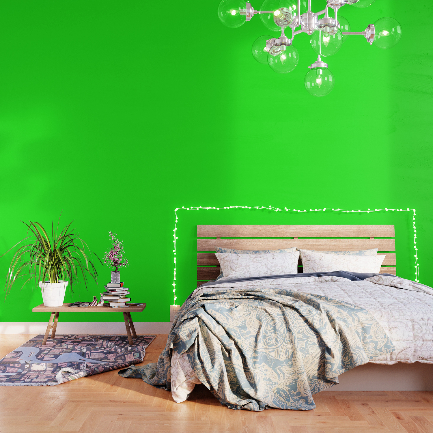 From The Crayon Box Electric Lime Bright Green Neon Green Solid Color Wallpaper By Simplysolids Society6