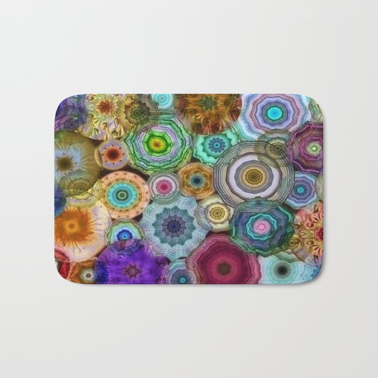 Flowery Meadow 3 Bath Mat