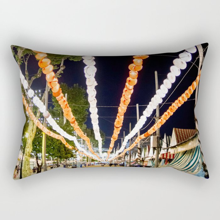 Seville Fair, Spain Rectangular Pillow