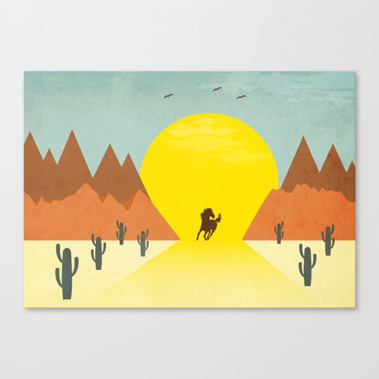 Wild and free Canvas Print