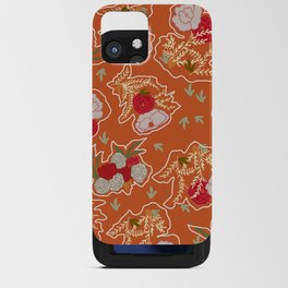 Bunch of flowers-Orange  iPhone Card Case