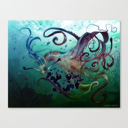 Octopus Canvas Print