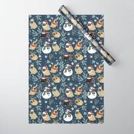 Christmas Pugs Wrapping Paper