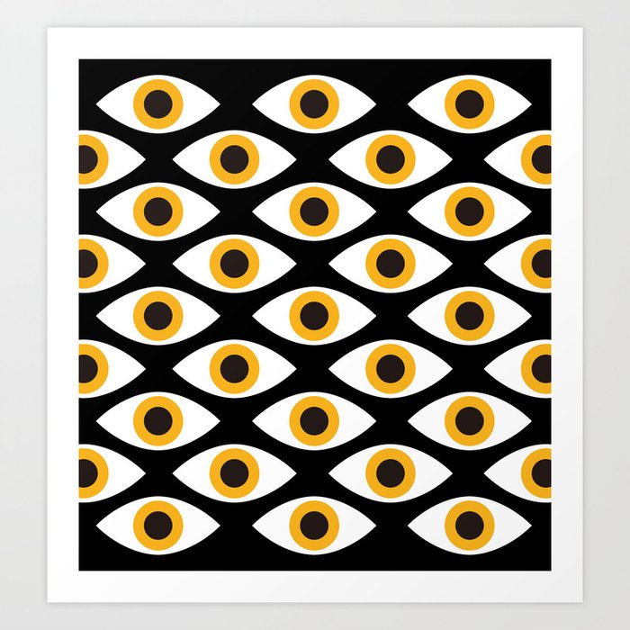 EYES_POP_ART_01 Art Print by Society6