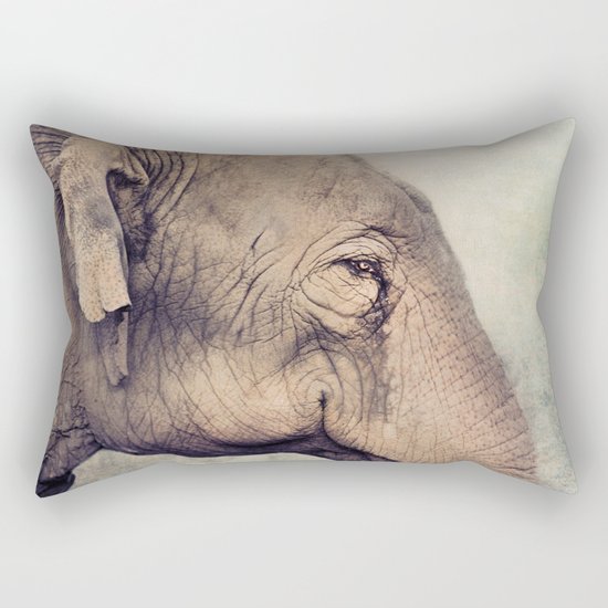 The smiling Elephant Rectangular Pillow