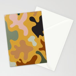 11 Abstract Shapes Organic 220516 Stationery Card