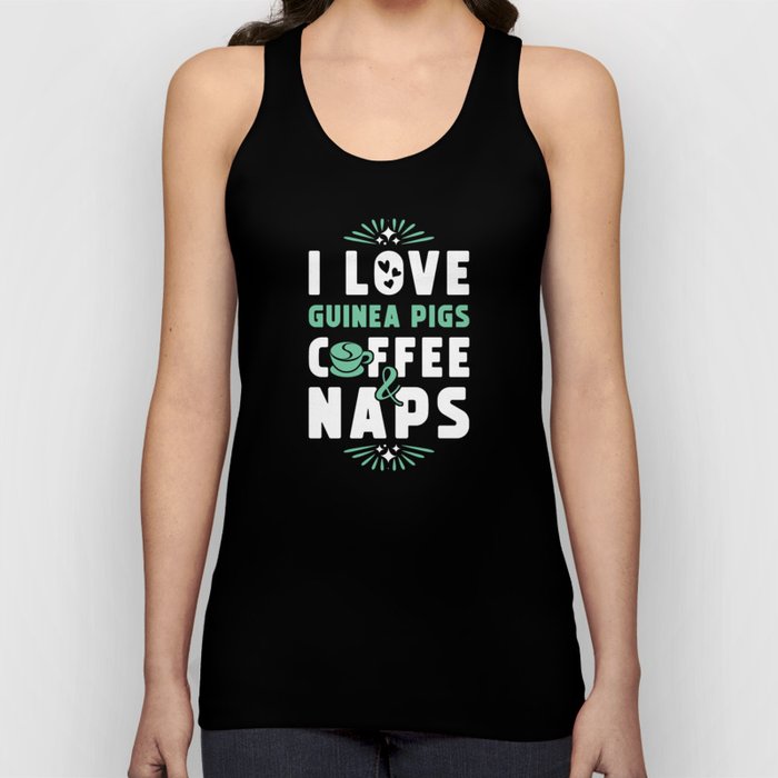 Guinea Pig Coffee And Nap Tank Top