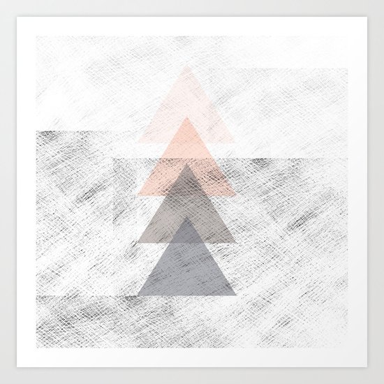 Triangles Art Print