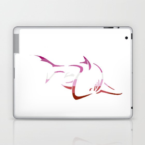 Lesbian Pride Shark Laptop & iPad Skin