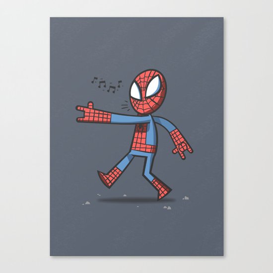 Spidey Walking Canvas Print