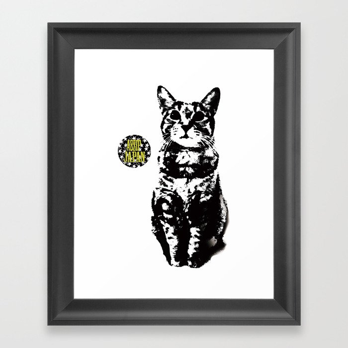 the cat! Framed Art Print