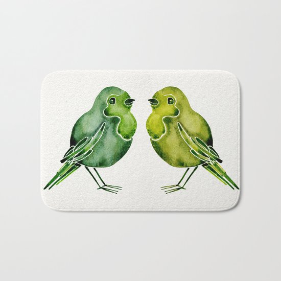 Parakeets Bath Mat