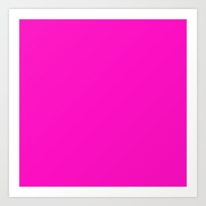 Hot Pink Art Print