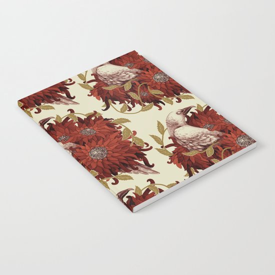 Bird and Flowers Notebook