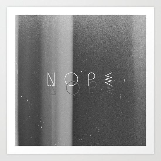 Nope Art Print