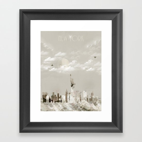 new york Framed Art Print