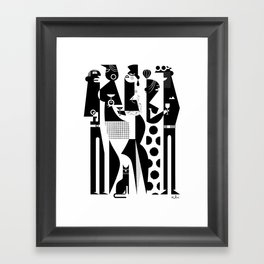 NYC Party People Framed Art Print