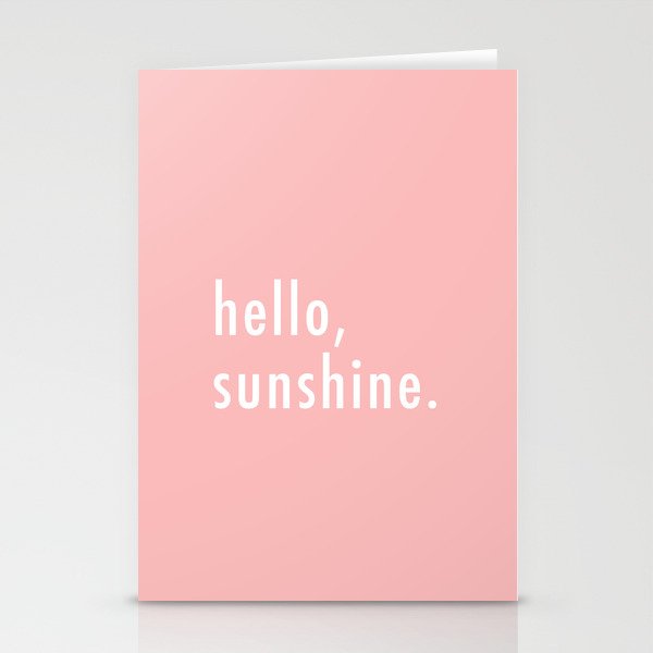 Hello Sunshine Stationery Cards