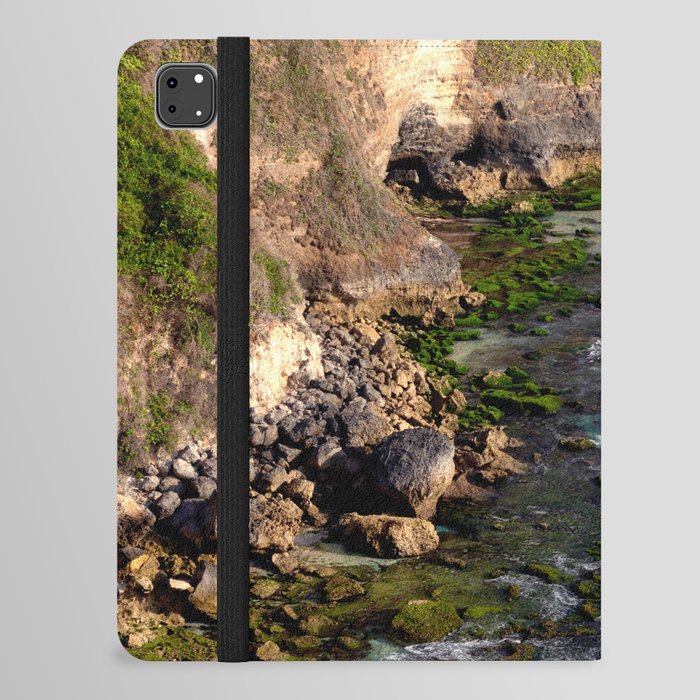 Uluwatu Cliff Shoreline On Bali, Indonesia iPad Folio Case