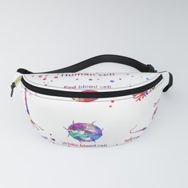 Human cell Fanny Pack