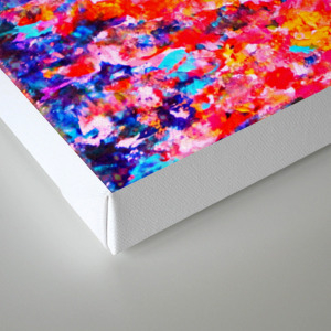 Choose Joy Christian Art Abstract Painting Typography Happy