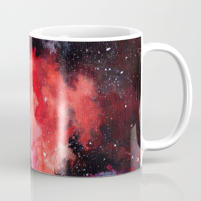 Red Nebula Coffee Mug