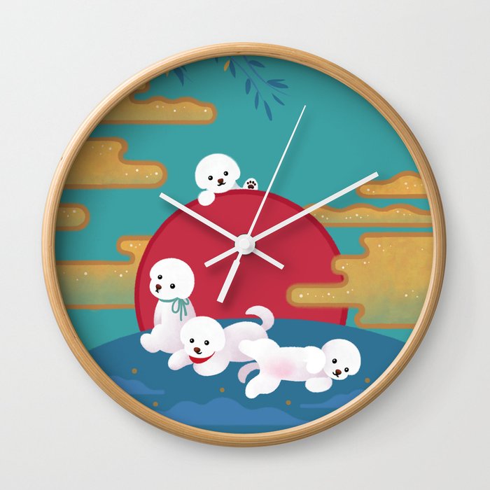 Year of dog Wall Clock