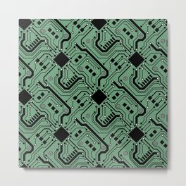 Printed Circuit Board - Color Metal Print | Pcb, Nerdy, Circuitboard, Graphicdesign, Electronics, Engineering, Science, Printed, Electricalengineer, Circuit 