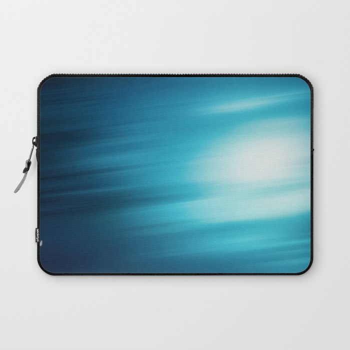 Underwater blue background Laptop Sleeve
