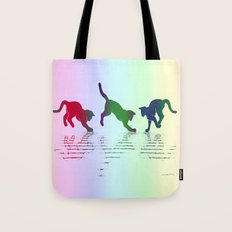 CATS RAINBOW Tote Bag
