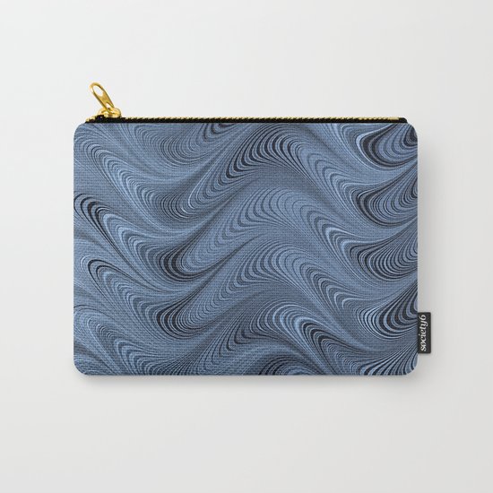Blue Swirl Carry-All Pouch