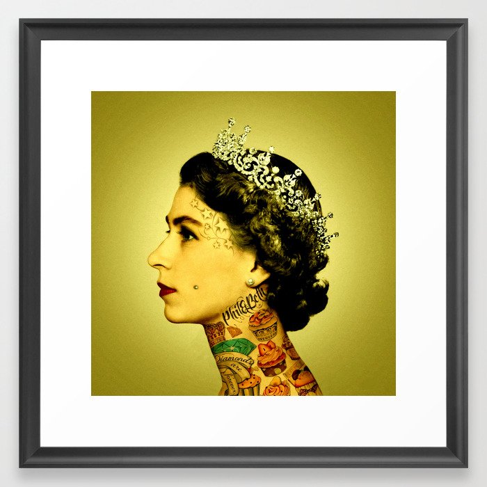 Royal Tattoo Framed Art Print