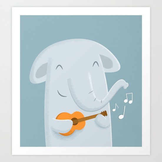 Nice song, E! Art Print